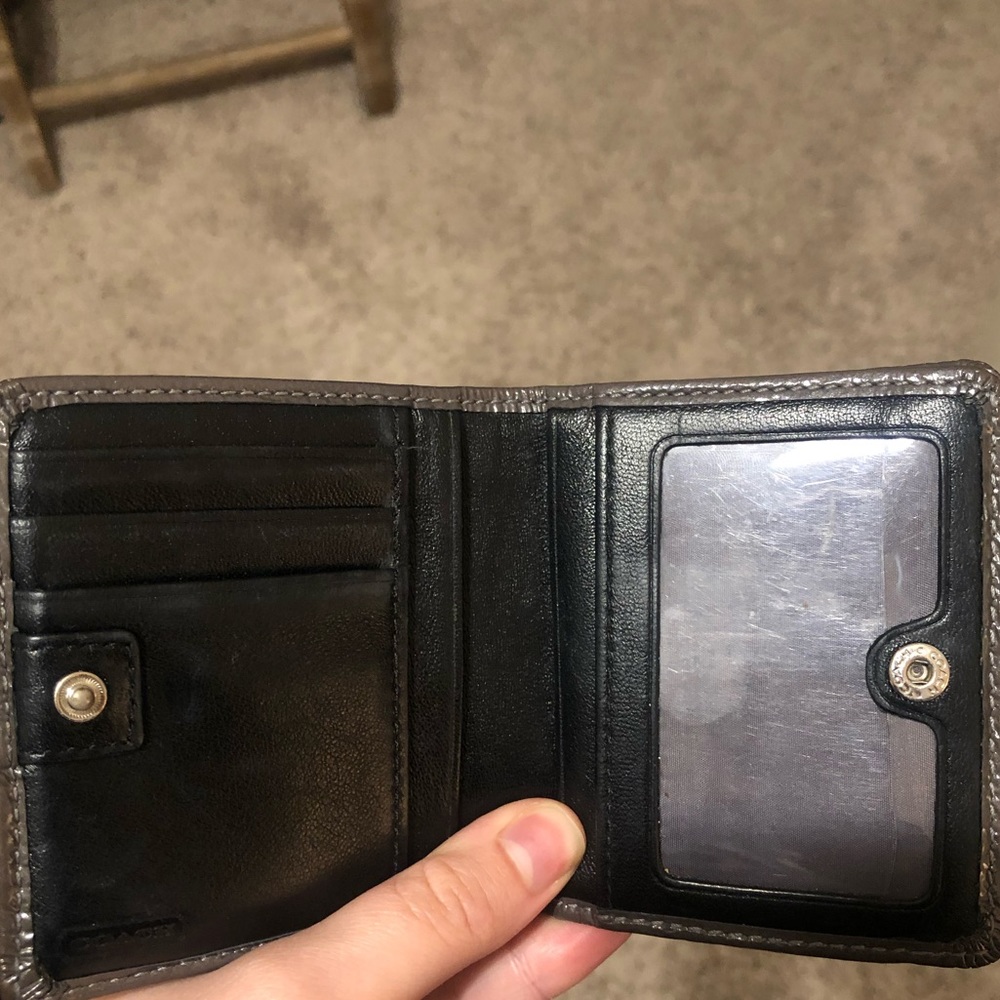 Coach Metallic Wallet - Picture 5 of 5